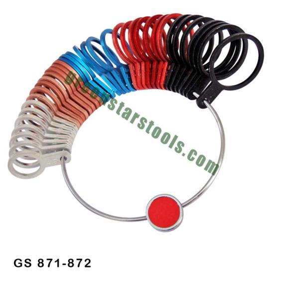 FINGER GAUGE MULTICOLOR ALUMINIUM