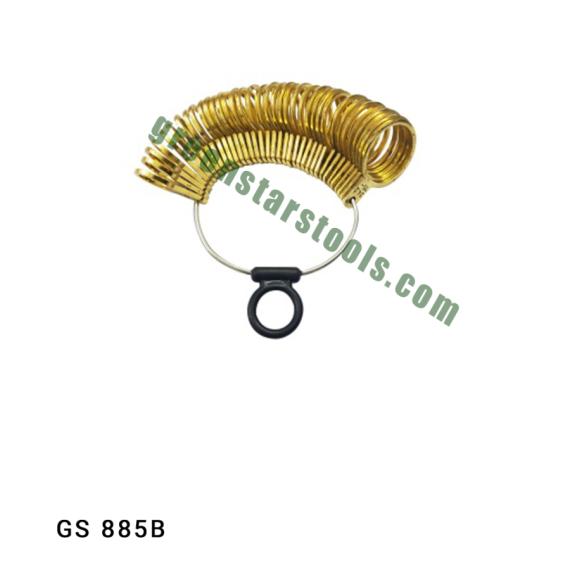 FINGER GAUGE SLIM BAND GOLDEN