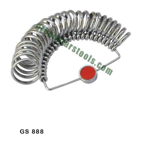 FINGER SIZES GAUGE HALF ROUND