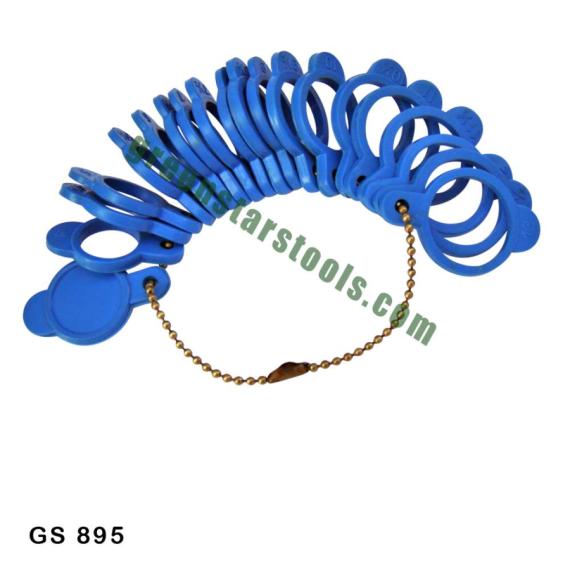 FINGER SIZES GAUGE PLASTIC