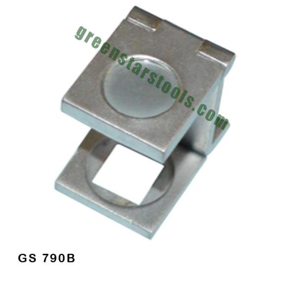 FOLDING METAL EYE MAGNIFIER