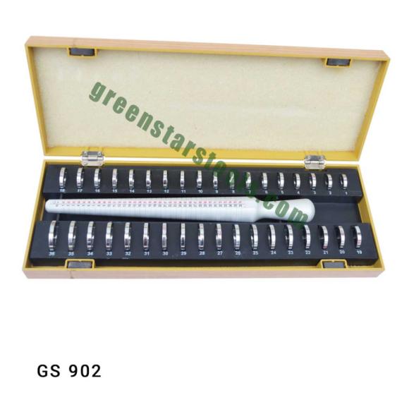 GAUGE FINGER SIZES & RING STICK SET