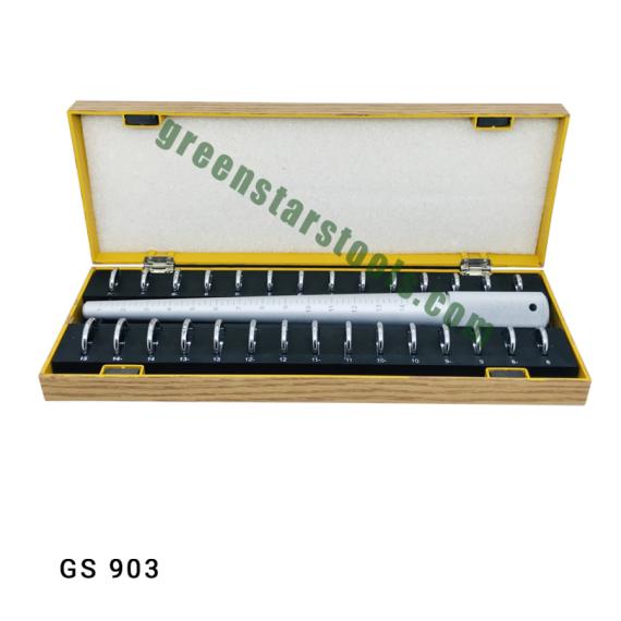 GAUGE FINGER SIZES & RING STICK SET