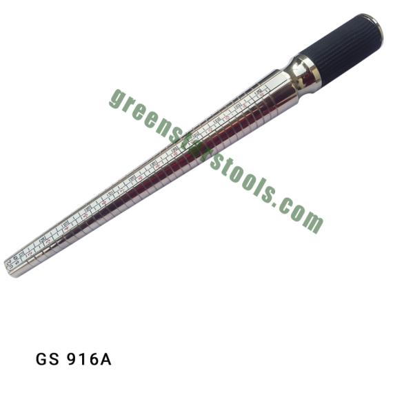 GAUGE RING STICK ALUMINIUM WITH RUBBER GRIP