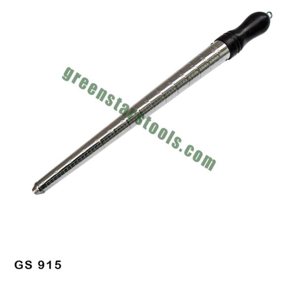 GAUGE RING STICK WITH WOODEN HANDLE