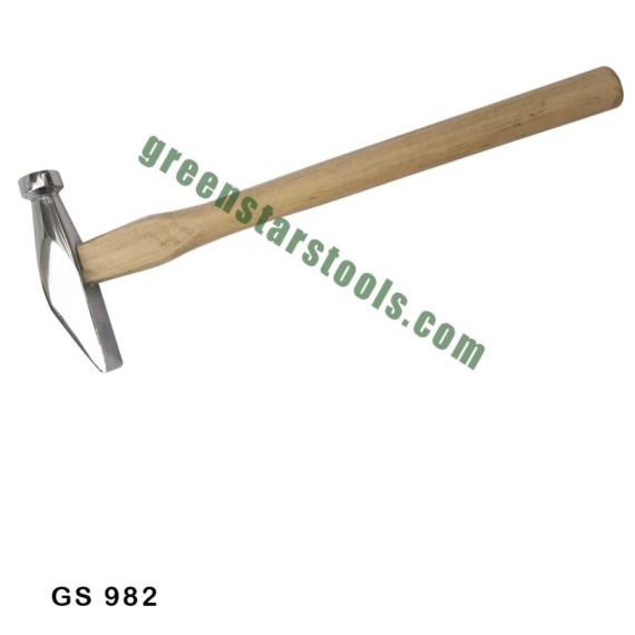 HAMMER FOR GOLDSMITH WITH WOODEN HANDLE