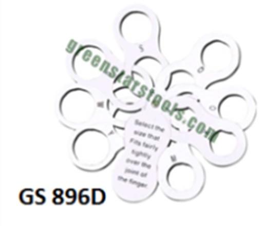 FINGER GAUGE SIZES: J TO Y