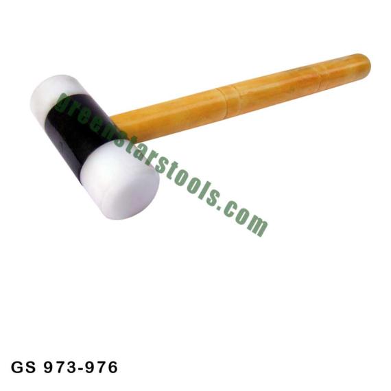 NYLON HAMMER WITH WOODEN HANDLE