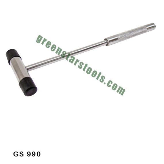 JEWELERS HAMMER STEEL WITH REPLACEABLE TWO RUBBER HEAD