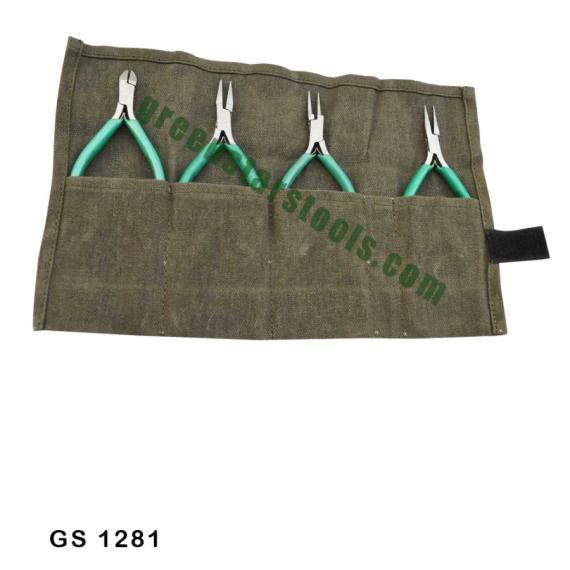 JEWELERS PLIERS SET OF 4 IN CANVAS WALLET