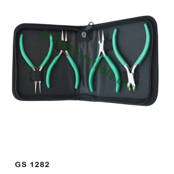 JEWELERS PLIERS SET OF 4 IN CASE