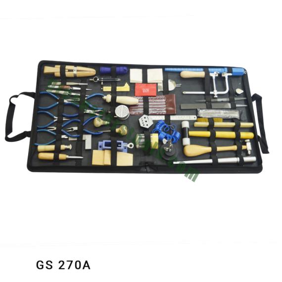 JEWELRY MAKING TOOL KIT IN GENUINE LEATHER CASE