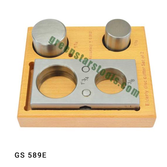 JUMBO DISC CUTTER SET OF 2 WITH WOODEN STAND