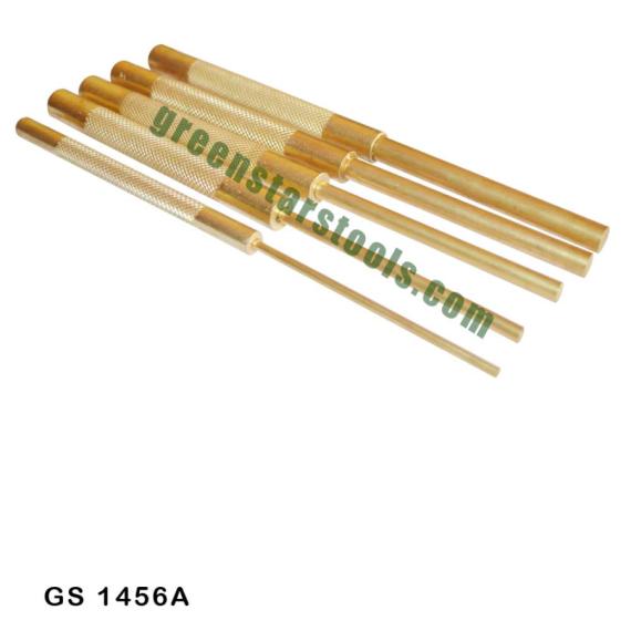 LONG DRIVE PIN PUNCH SET BRASS