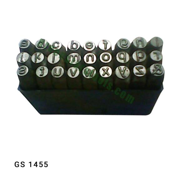 LOWERCASE METAL ALPHABET LETTER STAMPS
