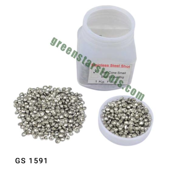 MEDIA BALL CONE STAINLESS STEEL SHOTS