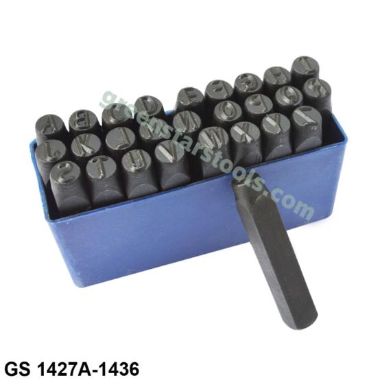 METAL STAMPS ALPHABET/NUMBERS