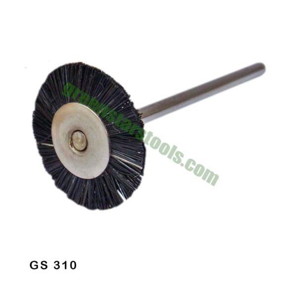 MOUNTED BLACK HAIR BRUSH