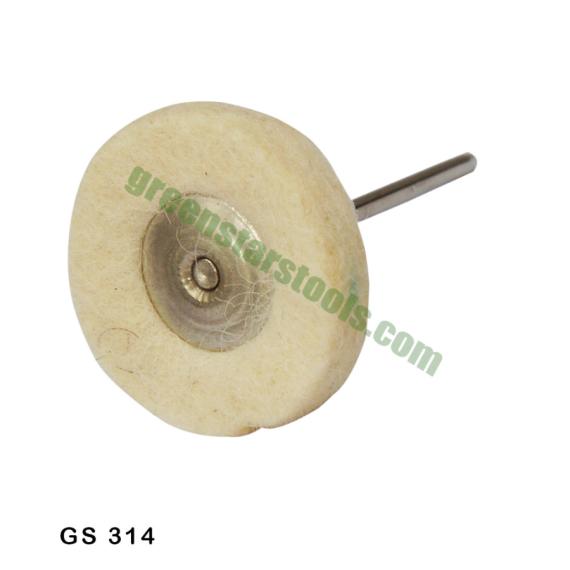 MOUNTED SOFT FELT WHEEL