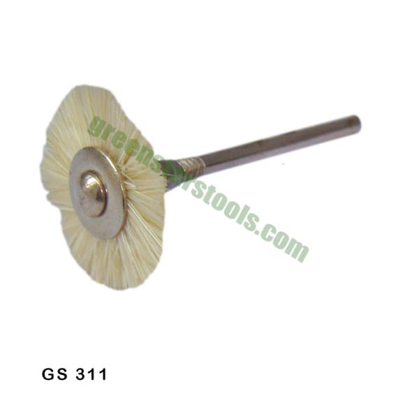 MOUNTED WHITE HAIR BRUSH