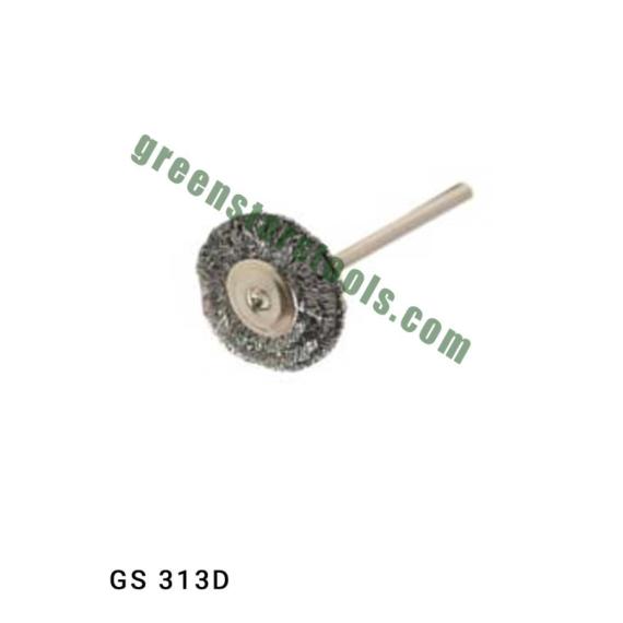 MOUNTED WIRE WHEEL BRUSHES STEEL