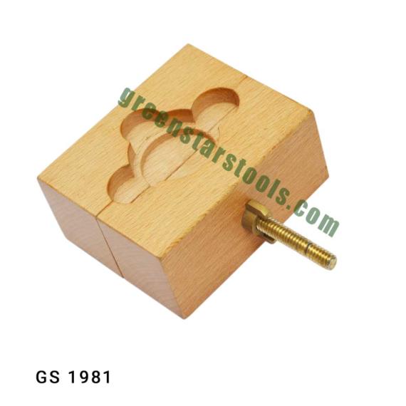 MOVEMENT & CASE HOLDER WOODEN