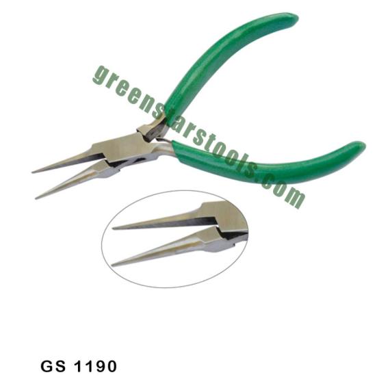 NEEDLE NOSE PLIERS WITH V SPRING STAINLESS STEEL