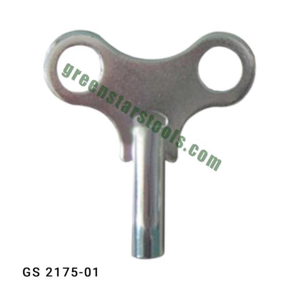 NICKELLED BUTTERFLY CLOCK KEY WINDER (No. 000 TO No. 15)