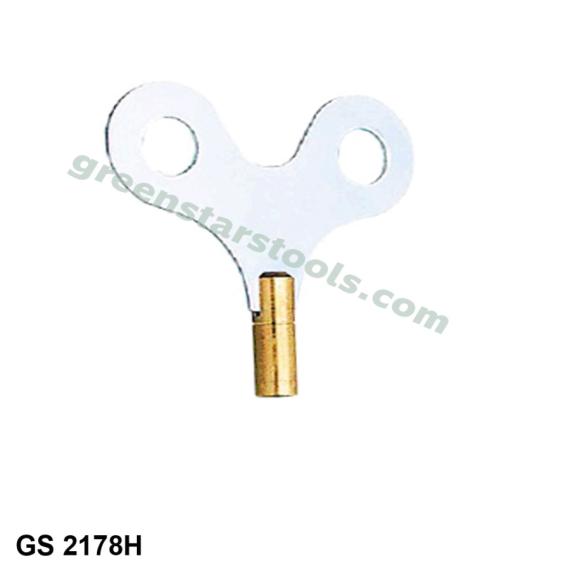 NICKELLED CLOCK KEY BRASS ROD & STEEL (No. 000 TO NO. 15)