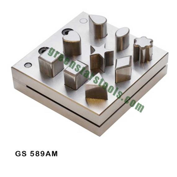 NINE DIFFERENT SHAPE DISC CUTTER SET