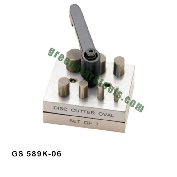 OVAL DISC CUTTER SET OF 7 WITH LEVER