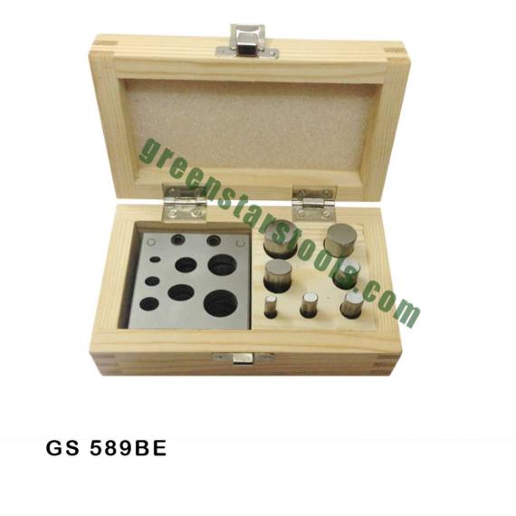 OVAL DISC CUTTER SET OF 7 WITH WOODEN BOX