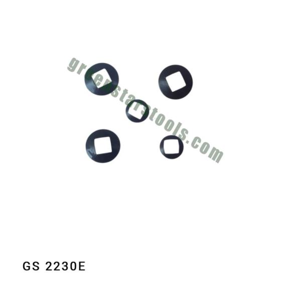 OXIDISED BLACK WASHERS SQUARE
