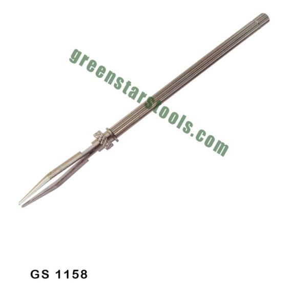 PIN TONG NICKELLED FOR STUDS FINE TIP
