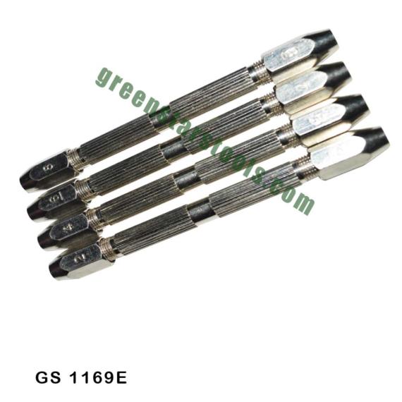 PIN VICE HEXAGONAL DOUBLE ENDED SET OF 4