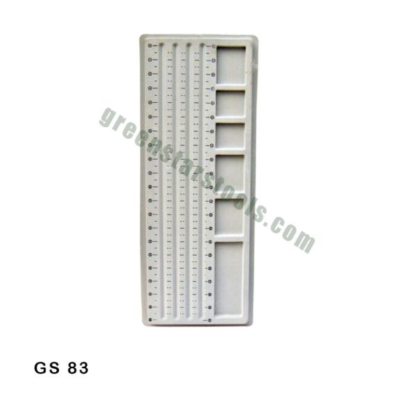 PLASTIC 4-ROW STRAIGHT BEAD BOARD