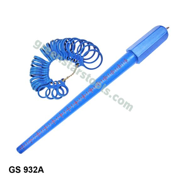 PLASTIC RING STICK & RING SIZER, U.S. STANDARD