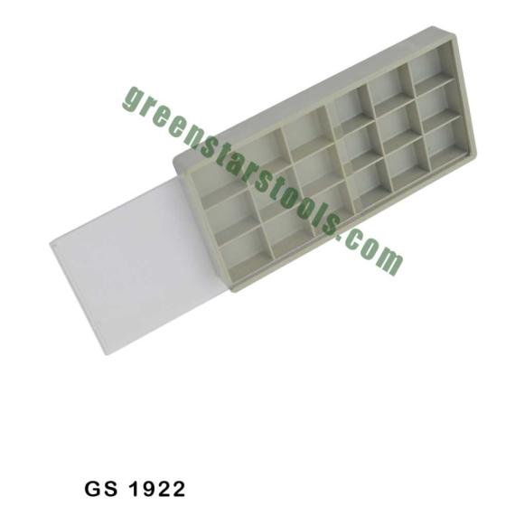 PLASTIC STORAGE BOX 18 COMPARTMENTS