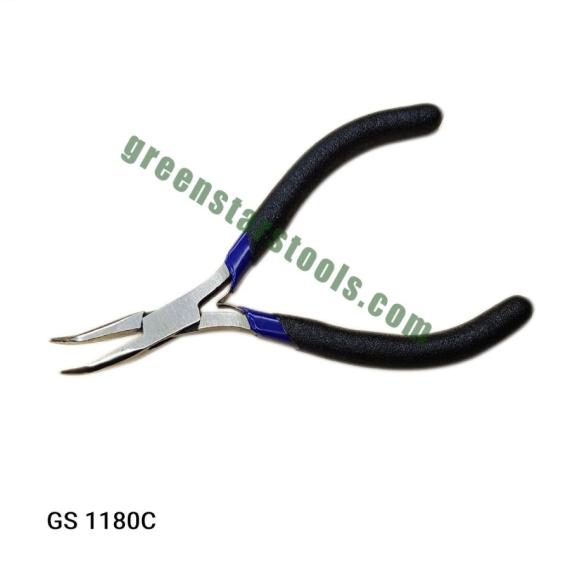 PLIER SLIMLINE BENT NOSE WITH DOUBLE COLOR INSULATED