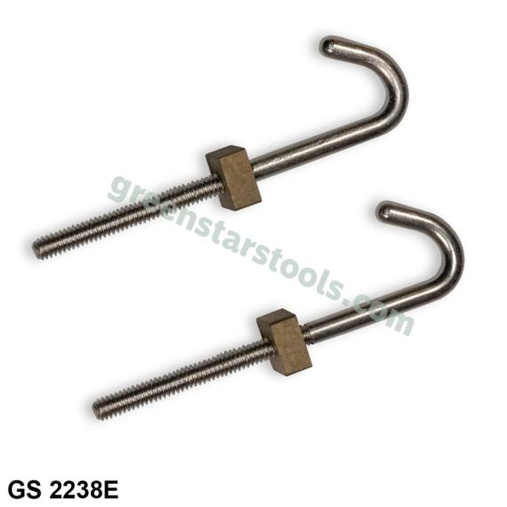 QUALITY PAIR OF REPLACEMENT CLOCK HOOKS