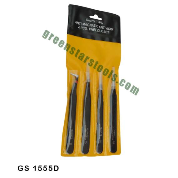 QUARTZ TWEEZERS SET OF 4 PCS