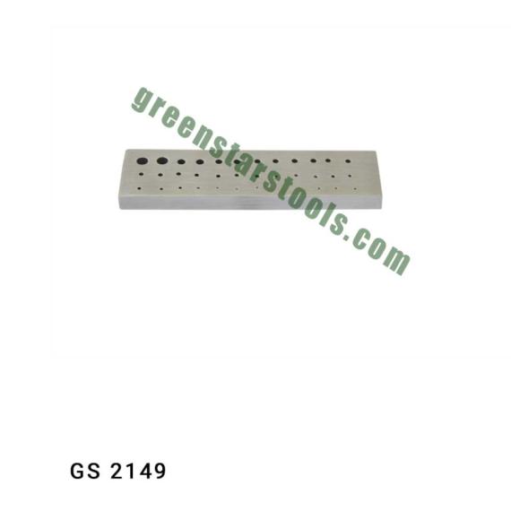 REVETTING FLAT STAKE SMALL WITH 36 HOLES