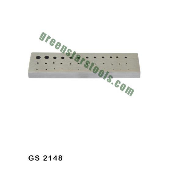 REVETTING FLAT STAKE LARGE WITH 36 HOLES
