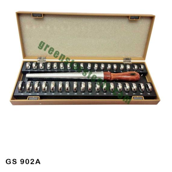 RING STICK & FINGER SIZES GAUGE SET IN PLASTIC BOX UNIVERSAL