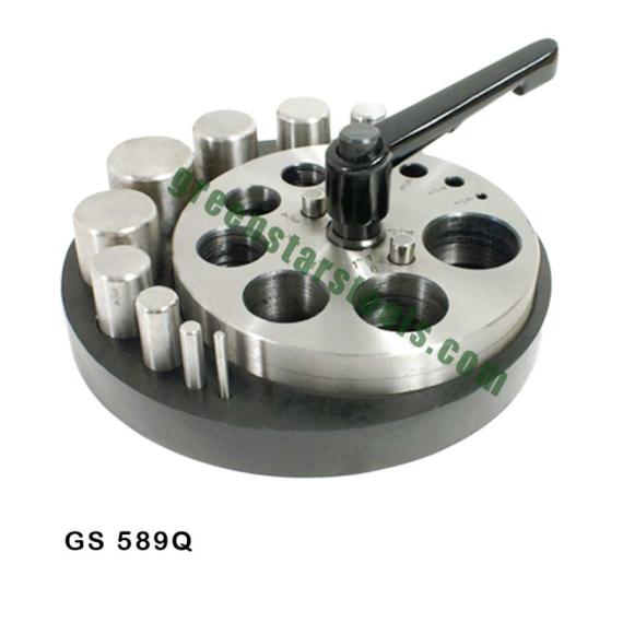 ROUND DISC CUTTER SET OF 10 WITH RUBBER BASE
