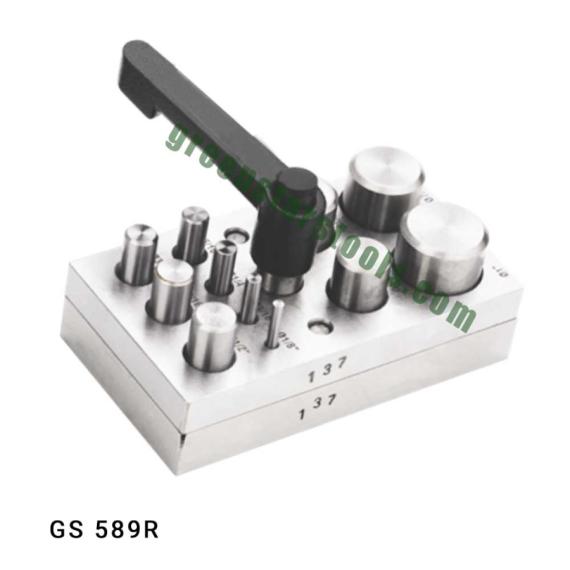 ROUND DISC CUTTER SET OF 11 WITH LEVER