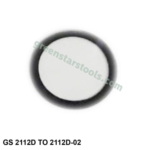 Round Dome Mineral Watch Glass with Black Border