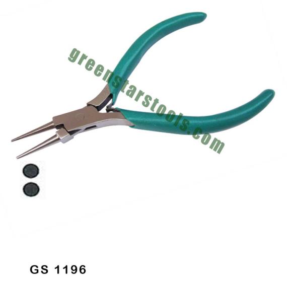 ROUND NOSE PLIERS WITH V SPRING STAINLESS STEEL
