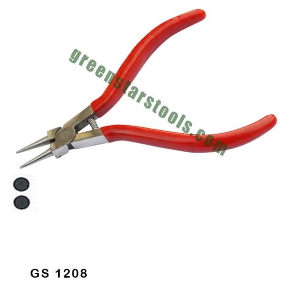 ROUND NOSE PLIERS WITH SPRING STAINLESS STEEL