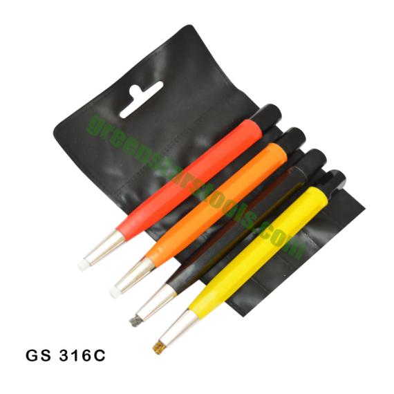 SCRATCH BRUSHES SET OF 4